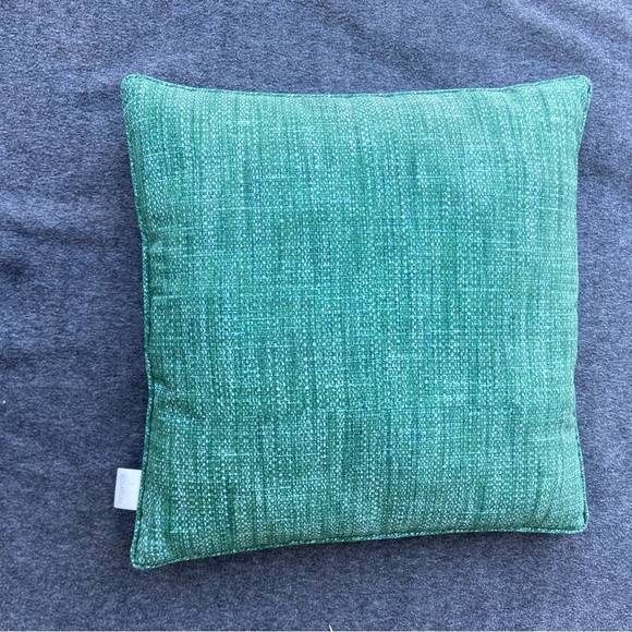 Solarium Vintage Accent Pillow Green 20”x20” - Picture 2 of 2